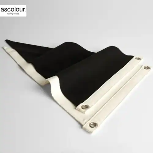 AS Colour Canvas Pennant with custom print, Cream and Black, studio