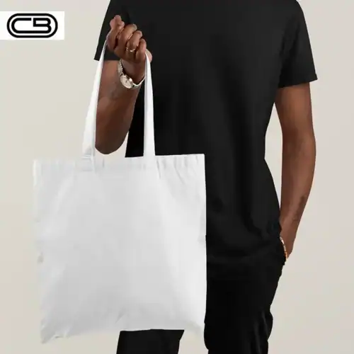 CB Premium Tote in Natural, detail view
