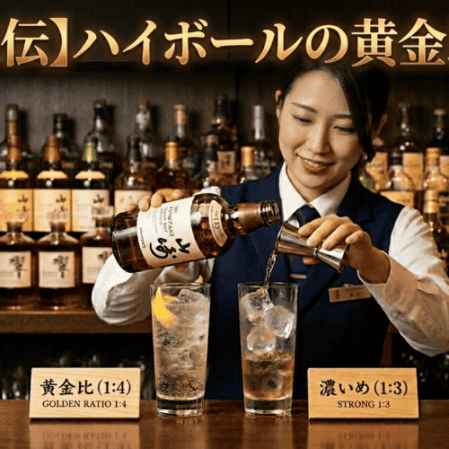 【プロ直伝】ハイボールの黄金比とは？