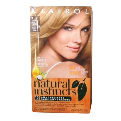 Clairol Natural Instincts Non-Permanent Color, 09 Light Blonde
