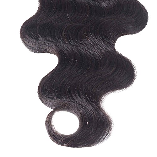 Elva Hair 3 Part Closure Body Wave Virgin Brazilian Hair 130% Density Lace Closure - Image 6