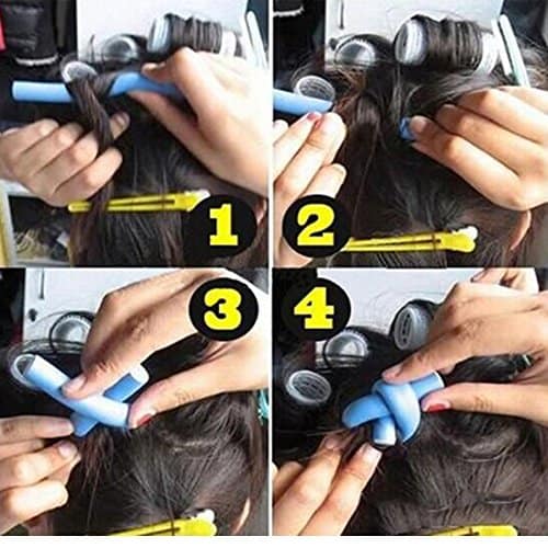 Hairstyle Foam Curler Tool Spiral Curler Rollers -Twist Curls Flex Rods - Image 5