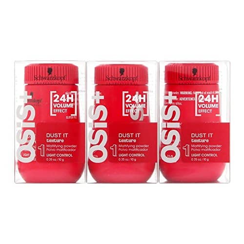 OSIS Dust It ~ Mattifying Powder by Schwarzkopf .35oz (3 pack)