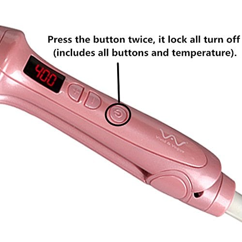Vivid&Vogue 3 in 1 Hot Brush Hair Straightener & Curler Ceramic Dual Voltage 1.25inch. Professional VAV US Plug - Image 4