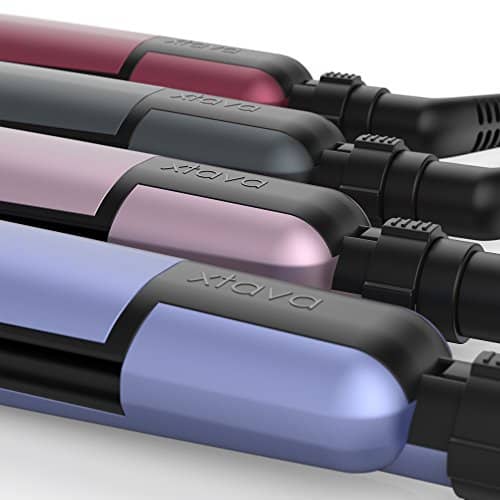 xtava Jet Set Travel Flat Iron Lightweight Straightener Superior Heat Protection On-the-Go - Dual-Voltage Compatibility - Image 8