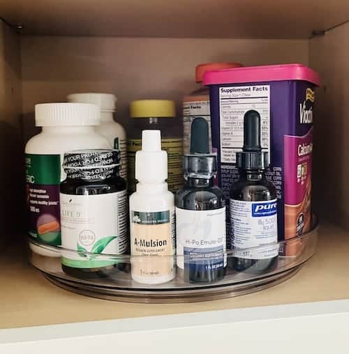 Vitamin Storage & Organization - Life with Less Mess