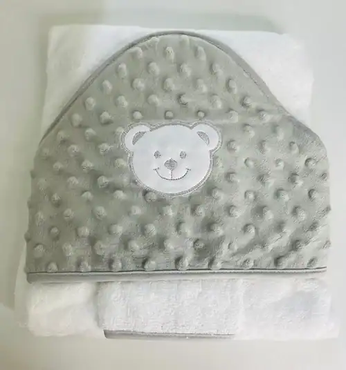 Sortie de bain bébé fruit de la passion, serviette douce motif tropical pour la plage ou la piscine