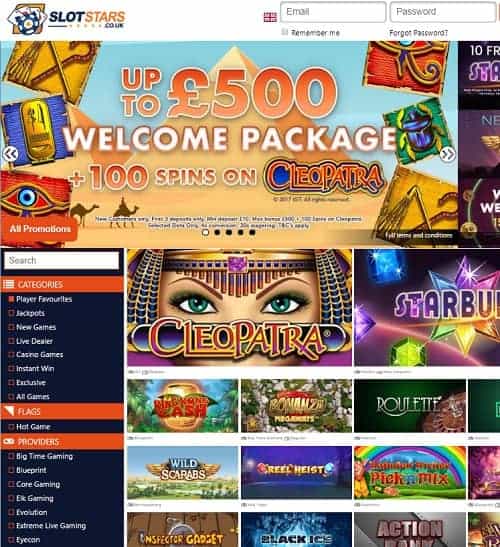 SlotStars Casino Review