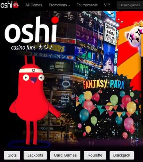 Oshi Casino free bonus