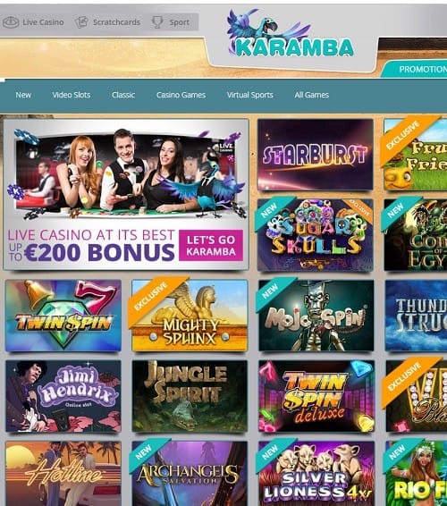 Karamba Casino Review