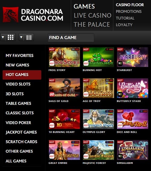 Dragonara Casino Online Review