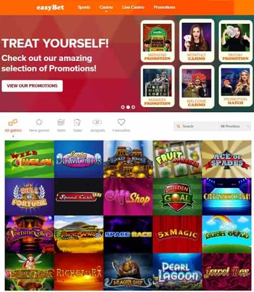 Easybet Casino free spins bonus