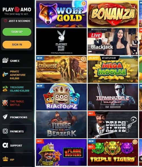 Playamo Casino gratis bonus