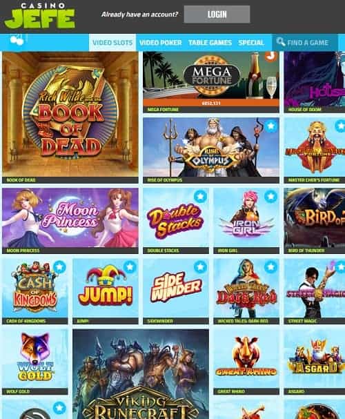 Casino JEFE free bonus