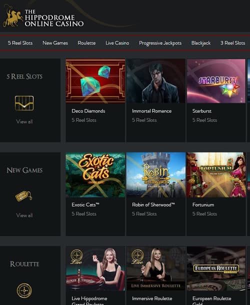 The Hippodrome Casino Free Spins