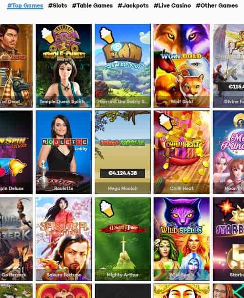 Highroller.com Casino free spins bonus