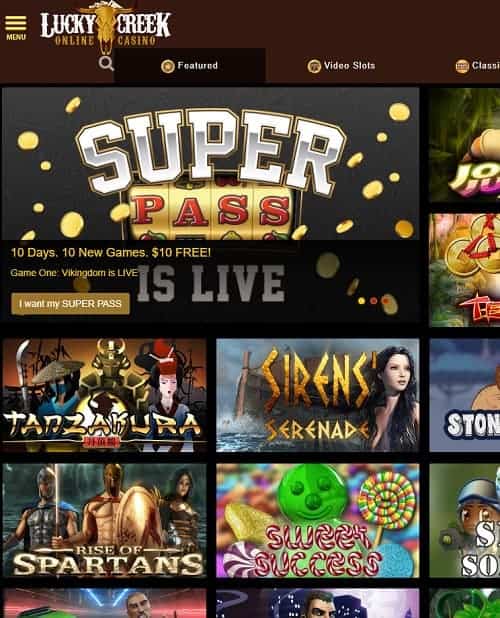 Lucky Creek Casino free spins