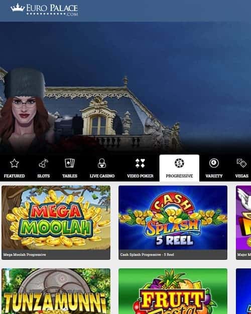 Euro Palace Casino free bonus and free spins 