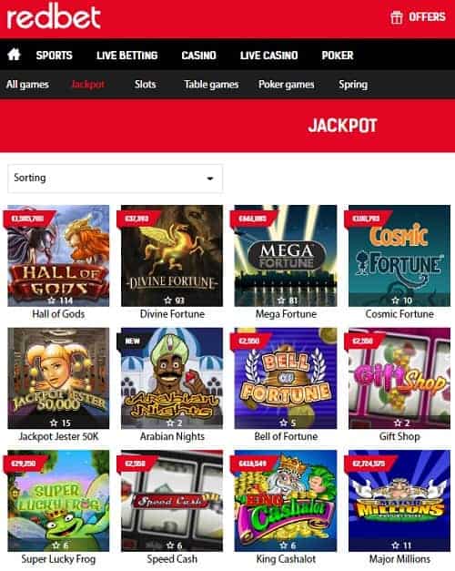 Redbet.com free spins bonus