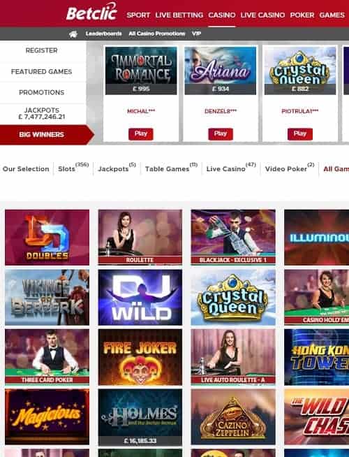 BetClic Casino free bonus