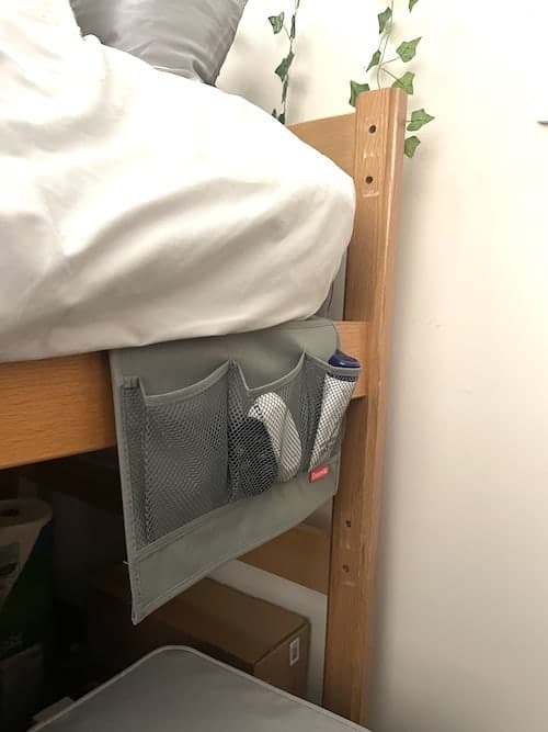 Dorm Room Storage: Bed Caddy