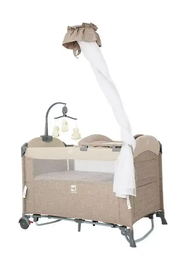 Lit parapluie cododo pliable avec moustiquaire, bébé en sécurité, confort, transport facile.