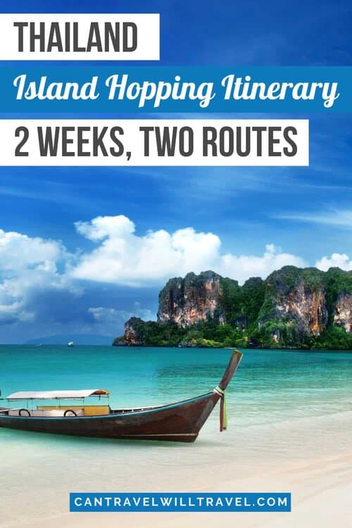 Thailand Island Hopping Itinerary - 2 Weeks, 2 Routes Pin1