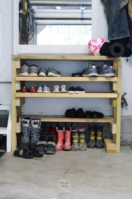 How to Organize Shoes in the Garage