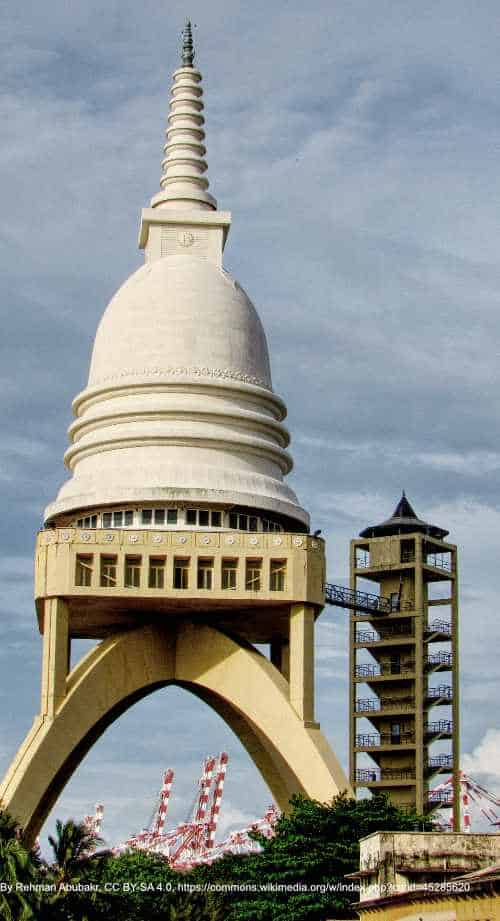 Unveiling 12 Memorable Sights: Self Guided Walking Tour of Colombo Fort District 6 Sambodhi Chaithya Walking tour of Fort Area and Pettah district colombo