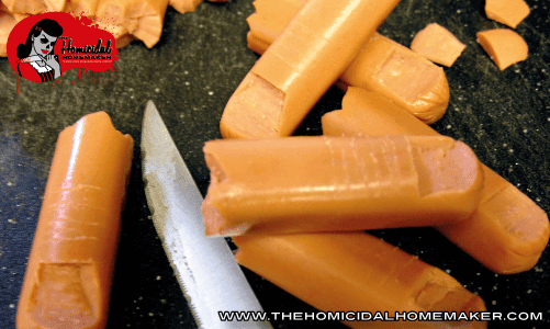Step Two | Finger Food (Zombie Style or Freshly Severed) | The Homicidal Homemaker | zombie food ideas, zombie party food, zombie food, zombie recipes