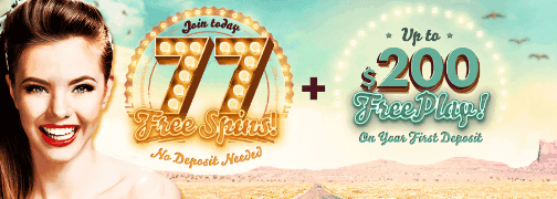 777 Casino 77 free spins bonus