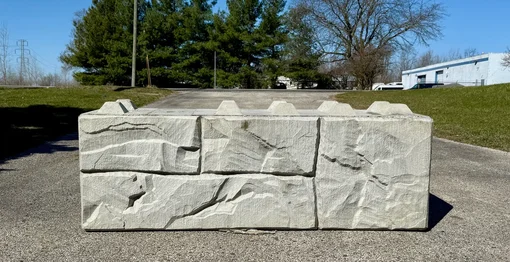 Concrete Bin Blocks (smooth or patterned finish)