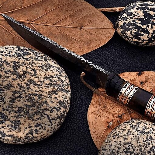 Handmade Damascus Steel Bush craft knife /Camping knife /Hunting knife - Image 2