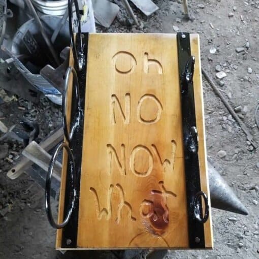 Wall mounted wine rack