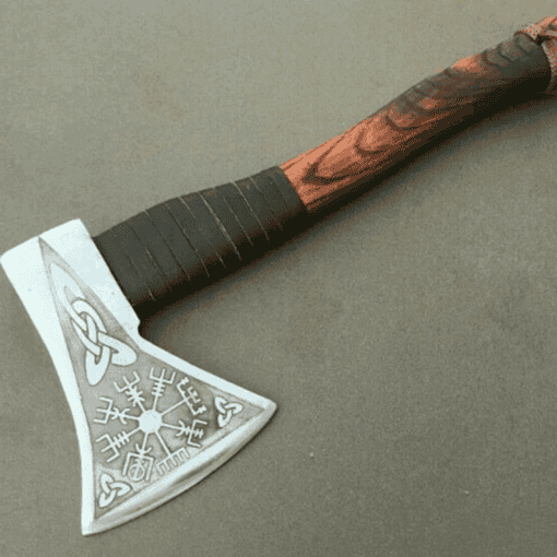 Handmade Carbon Steel Axe / Viking Axe / Axe For Men / Hatchet with Leather Cover