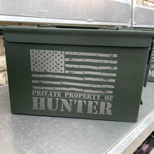Laser Engraved Ammo Box - Image 6