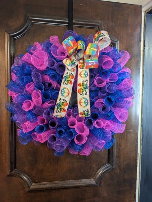 Bisexual Pride Wreath