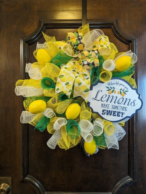 Lemon Wreath