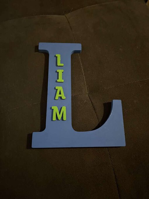 Custom Name Initial with NFL Team Colors - Image 2