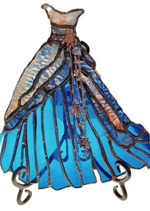 Blue Ice Ball Gown