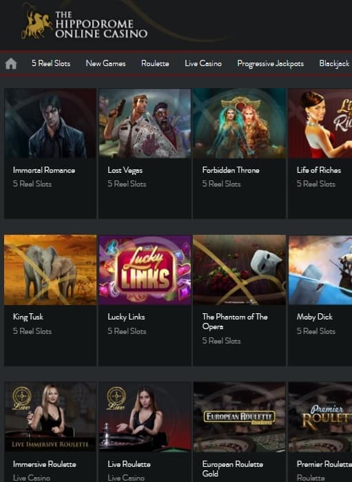 Hippodrome Casino Online Review