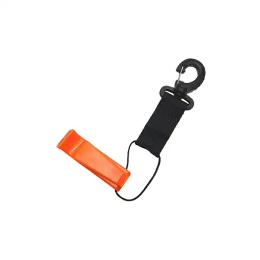 ALLOY STAR Safety Whistle with Swivel Clip Orange