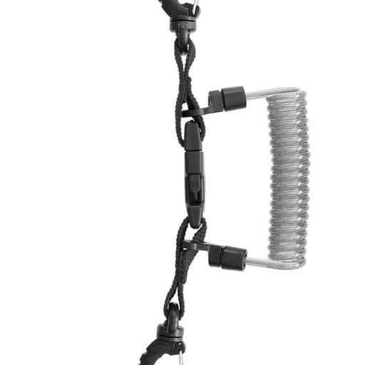 Lanyard Stainless Steel Spiral Clip With A Ring