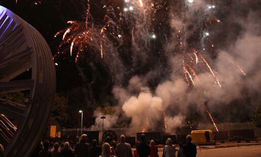 Zeche Hugo Feuerwerk