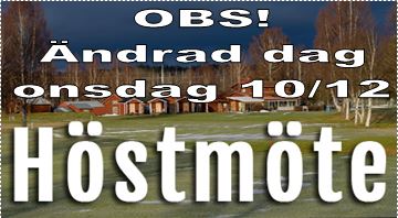 OBS! Ändrad dag - ons 10/12