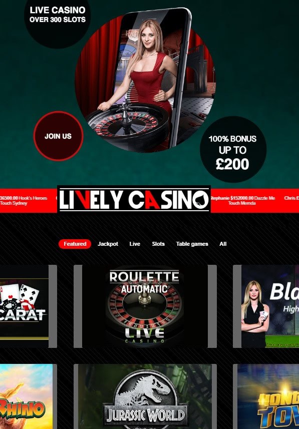 Lively Casino Free Spins