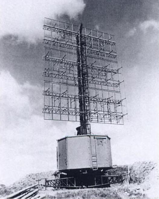 FuMG 401 "Freya LZ" radar, luchttransporteerbaar en demontabel, opgesteld voor mobiele luchtafweer in WOII.