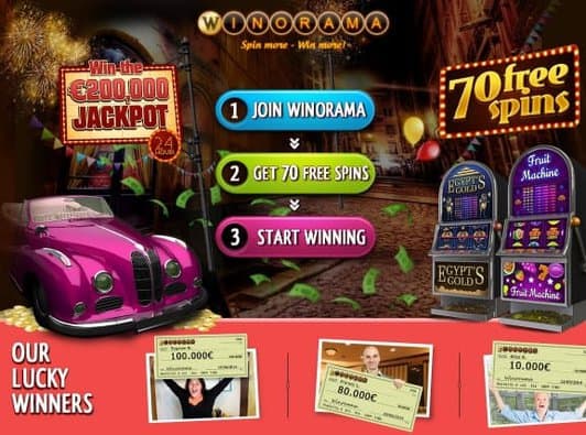 Winorama $7 gratis no deposit bonus