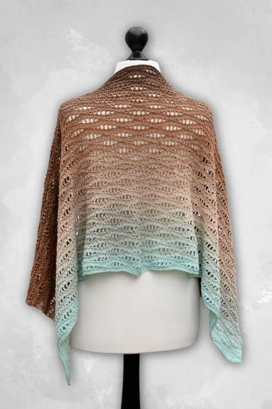 Schal und Stola BOSTON - effektvolle Häkelanleitung – Bild 7