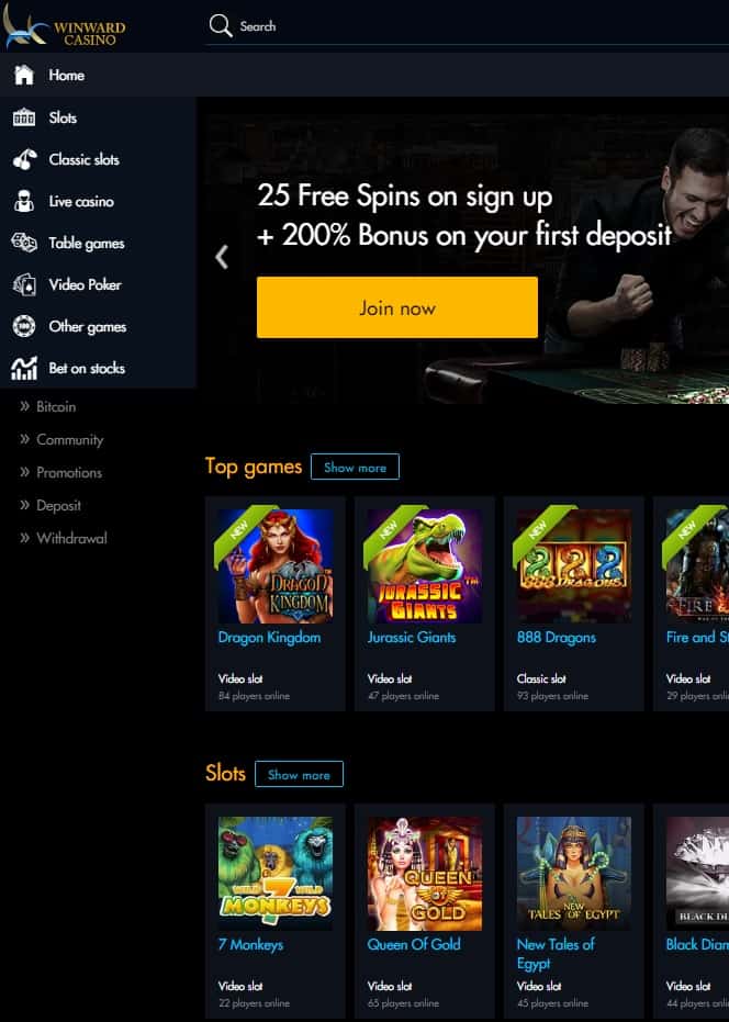 Winward Casino Review